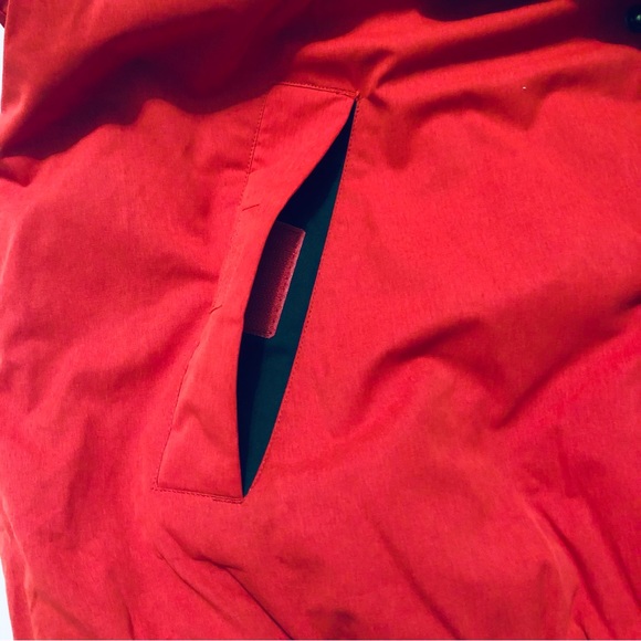 Chaps Ralph Lauren Classic Winter Jacket Red/Navy Blue Size Medium Fleece Lined - Picture 7 of 9